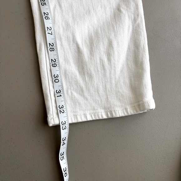 Lilly Pulitzer mid rise straight Leg White Jeans size 10 stretch coastal resort - Picture 11 of 12